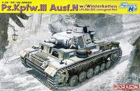 6606,  Pz.Kpfw.III Ausf.N w/Winterketten s.Pz.Abt.502, Leningrad 1943, 1/35, Dragon. 6606,  Pz.Kpfw.III Ausf.N w/Winterketten s.Pz.Abt.502, Leningrad 1943, 1/35, Dragon.