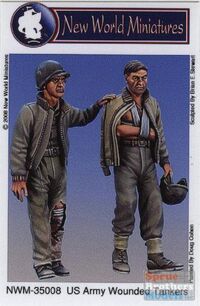 35008, U.S. Army Wounded Tankers, 1/35, New World Miniatures. 35008, U.S. Army Wounded Tankers, 1/35, New World Miniatures.